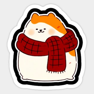 Fluffzilla Sticker